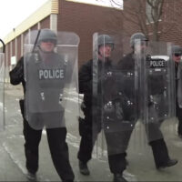 Police Riot Shields and Protective Gear