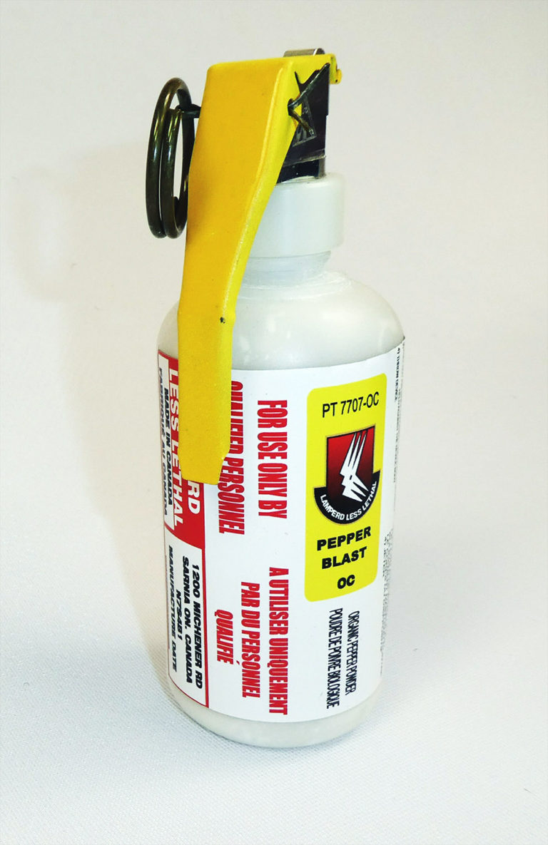 New Lightweight Pepper Blast Crowd Control Device Lamperd Less Lethal